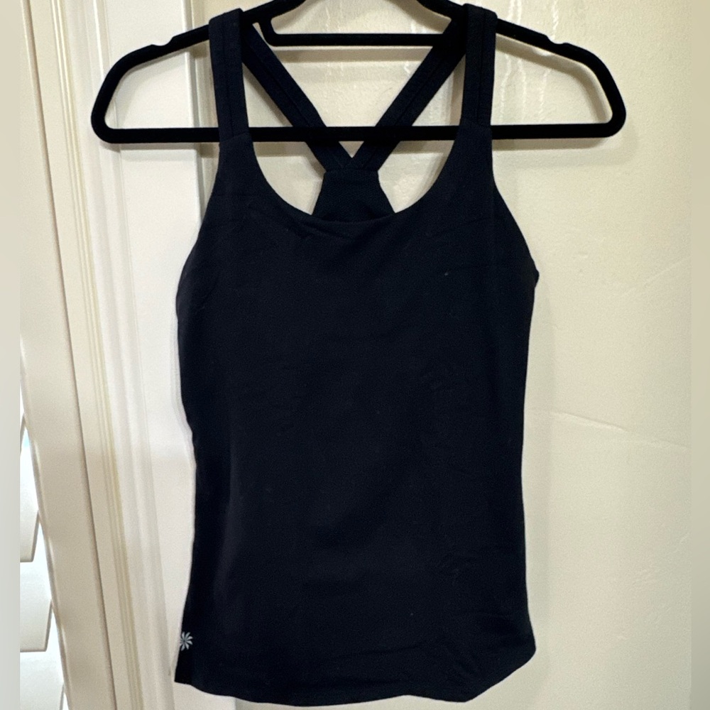 Athleta Black Women's Tank Top with built in bra